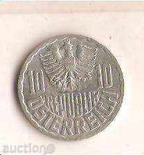 Австрия 10 гроша 1967 г. с цена 0.50 лв. | € 0.26 Австрия 10 гроша 1967 г. с цена 0.50 лв. | € 0.26