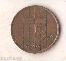 Olanda 5 cenți 1987