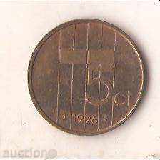 Холандия  5 цента    1996 г.