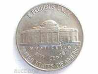 1994 г. - 5 цента САЩ