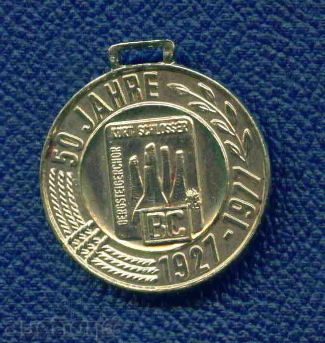Μετάλλιο - 50 ΧΡΟΝΙΑ DRESDENSKI σύνολα ΣΙΔΗΡΟΔΡΟΜΙΚΗΣ / Μ 317