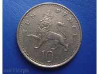 Great Britain 10 pence 1992