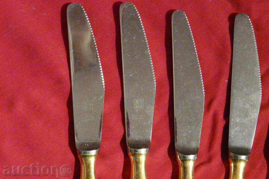 gilded knives with price 32.00 BGN | € 16.36 gilded knives with price 32.00 BGN | € 16.36