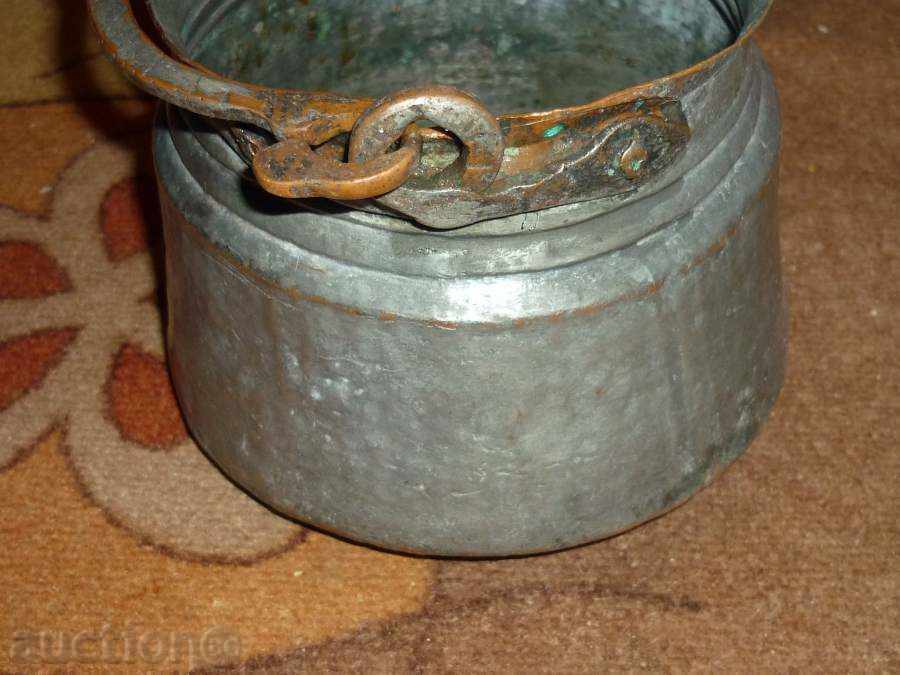 Livrarea cazan oală de cupru, cupru, oală de cupru antic cu ciocanul manual Livrarea cazan oală de cupru, cupru, oală de cupru antic cu ciocanul manual