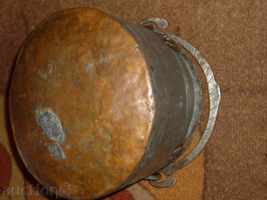 cazan oală de cupru, cupru, oală de cupru antic cu ciocanul manual - 6 cazan oală de cupru, cupru, oală de cupru antic cu ciocanul manual - 6