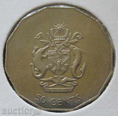 Соломонови острови -50 цент 2005 г. - UNC