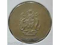 Соломонови острови -50 цент 2005 г. - UNC