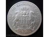 (¯`'•.¸ 5 Mark 1876 GERMANY (Hamburg) ¸.•'´¯)