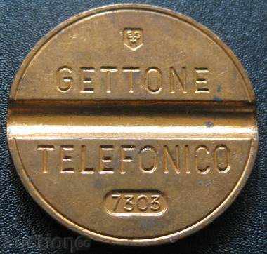 ЖЕТОН  за телефон - Италия