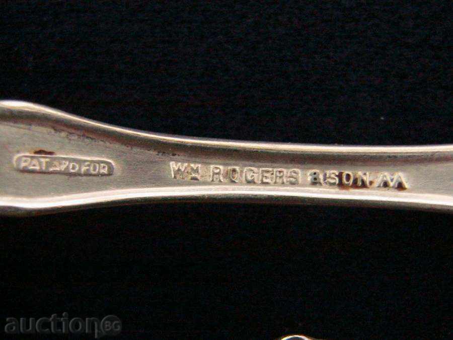 Delivery of 6 pcs. SILVER-PLATED TEASPOONS - EAGLE, USA, ca. 1910 Delivery of 6 pcs. SILVER-PLATED TEASPOONS - EAGLE, USA, ca. 1910