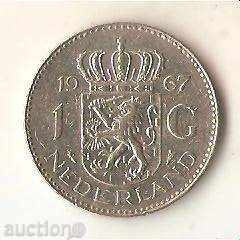 Țările de Jos 1 Gulden 1967