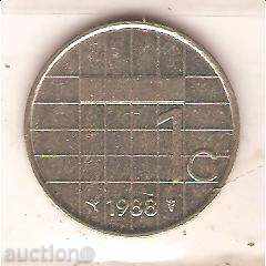 Olanda 1 Gulden 1988