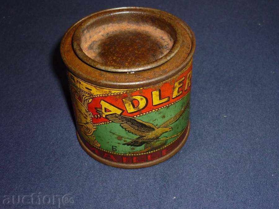 Old metal box of lacquer, box
