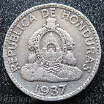 HONDURAS - 50 cent 1937-silver