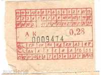 Sofia bilet de transport public 28 de cenți