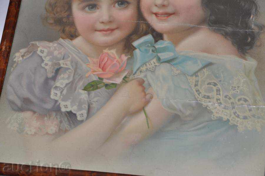 Auction Frame with print image Auction Frame with print image