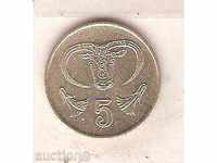 Cyprus 5 cent 1998