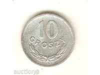 +Полша  10  гроша  1961 г.