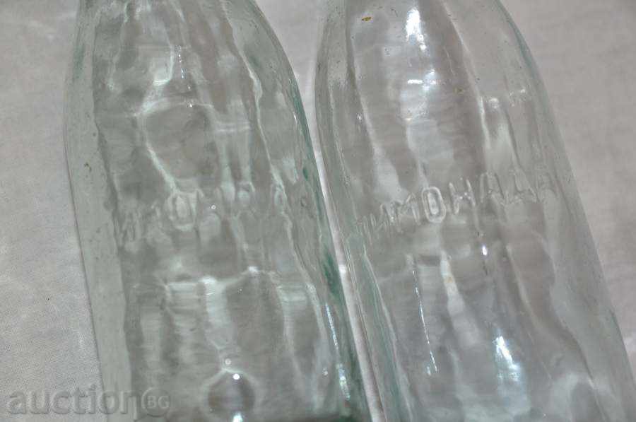 bottles of lemonade with inscription with price € 10.74 | 21.01 BGN