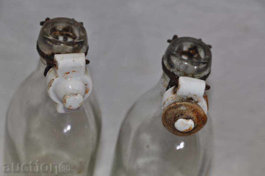 two sets of carbonated water bottles - 6