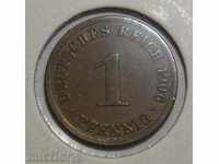 Germania 1 pfennig 1906 A