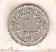 1 франк Франция 1948 г.