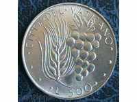 500 liras 1972, Vatican