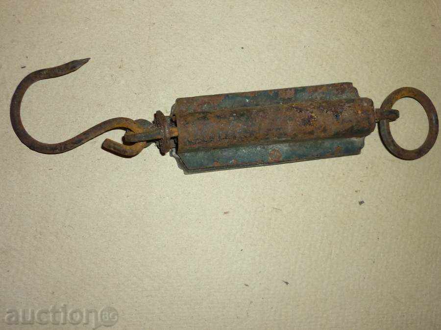 Old pocket scales with price 120.00 BGN | € 61.36 Old pocket scales with price 120.00 BGN | € 61.36