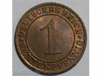 Germany 1 rven 1923 A - AU / UNC