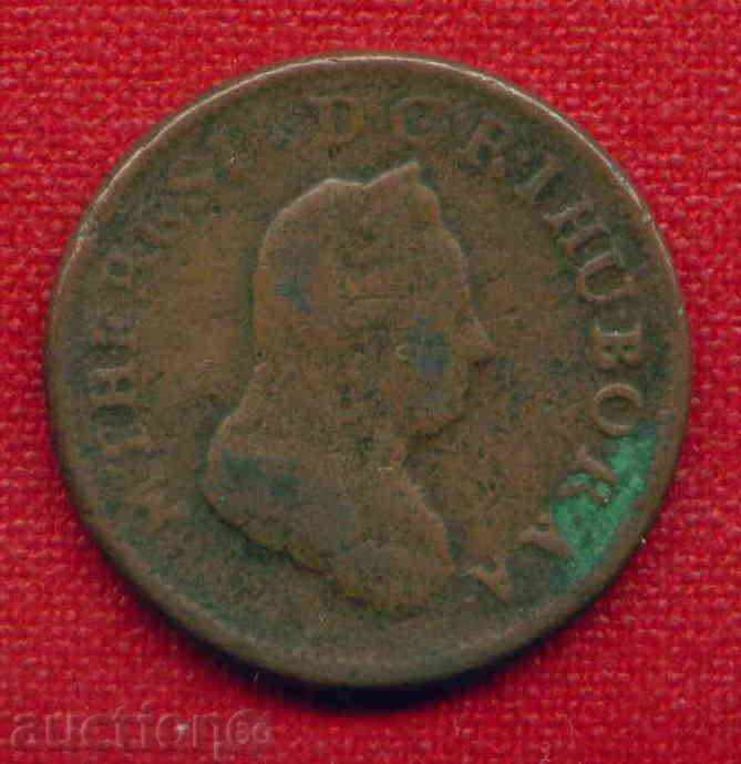 Auction AUSTRIA - 1780 K - EIN KREUTZER / C 1735 Auction AUSTRIA - 1780 K - EIN KREUTZER / C 1735