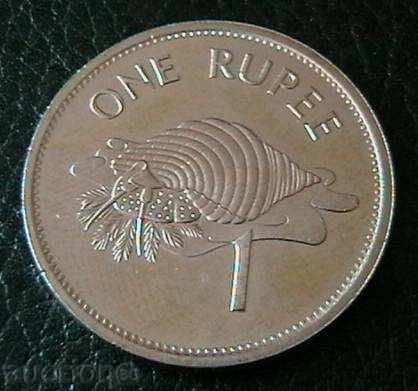 1 рупия 1995, Сейшели