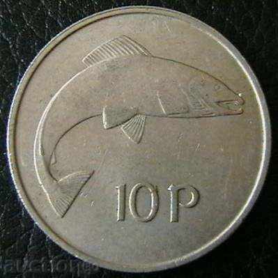 10 pence 1969, Ireland