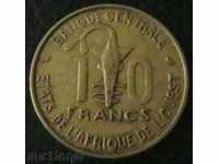 10 franci 1070 Statelor Vest-Africane