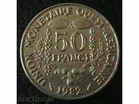 50 Franc 1982 FAO, West African States