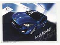Mazda 3 card from Italy