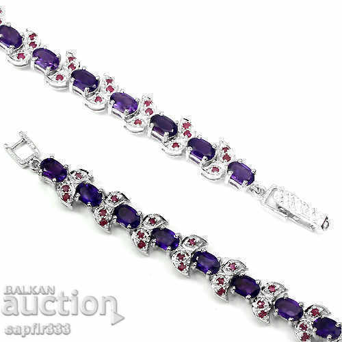 LUXURY SILVER WATCH Emeralds, Rubies and Amethysts with price 950.00 BGN | € 485.73 LUXURY SILVER WATCH Emeralds, Rubies and Amethysts with price 950.00 BGN | € 485.73