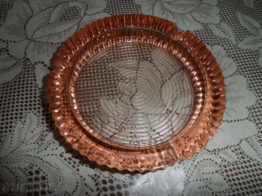 ΣΤΑΧΤΟΔΟΧΕΙΟ από ροζ γυαλί 1971 ΣΤΑΧΤΟΔΟΧΕΙΟ από ροζ γυαλί 1971