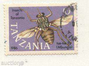 Kleymovana σήμα εντόμων - Fly Τσε - Τσε το 1986 στην Τανζανία