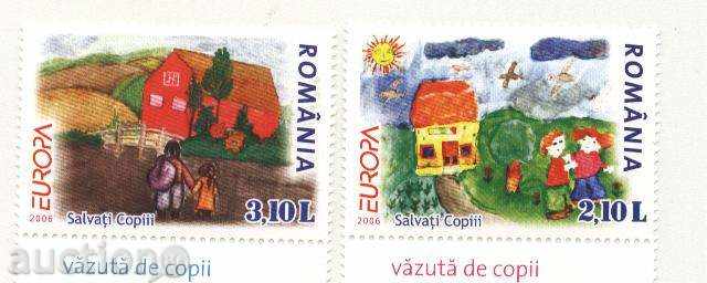 Чисти марки Европа СЕПТ   2006 от Румъния