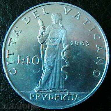 10 liras 1963, Vatican
