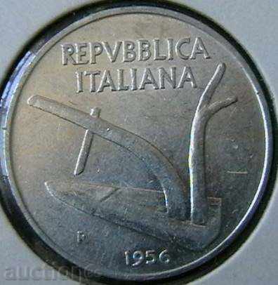 10 λίρες 1956, Ιταλία