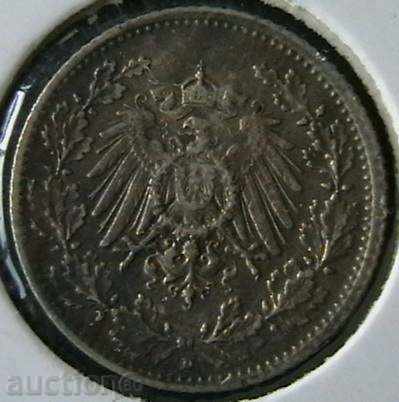 1/2 mark 1915 D, Germania Empire cu preț 8.00 BGN | € 4.09 1/2 mark 1915 D, Germania Empire cu preț 8.00 BGN | € 4.09