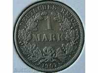 1 mark 1907 O Germany-Empire