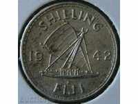 1 шилинг 1942 S, Фиджи