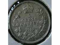 5 cenți 1912, Canada