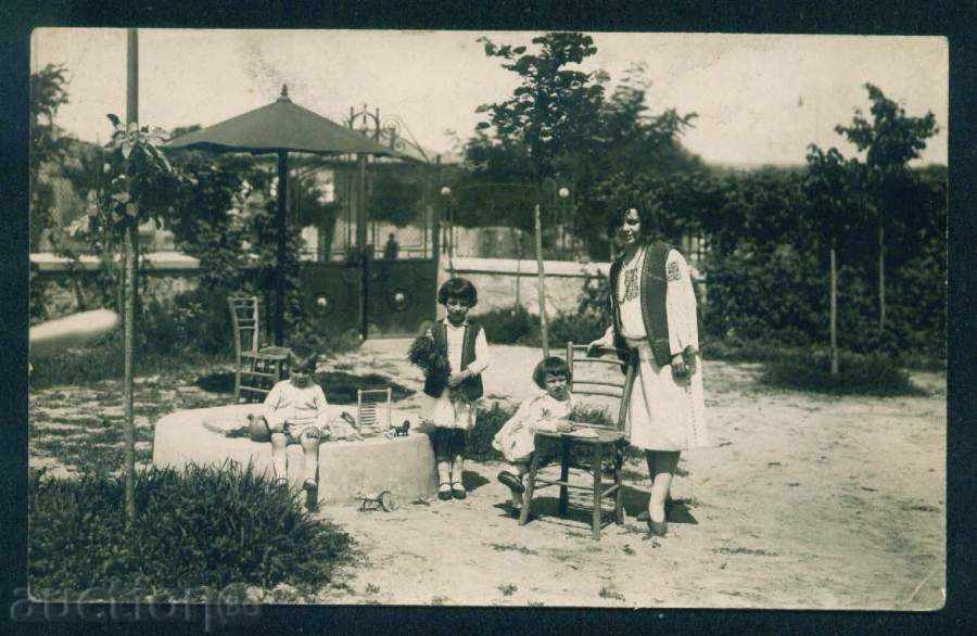 Auction YAMBOL photo - CHILDREN'S GIRL IN THE MILITARY CLUB / A7291 Auction YAMBOL photo - CHILDREN'S GIRL IN THE MILITARY CLUB / A7291
