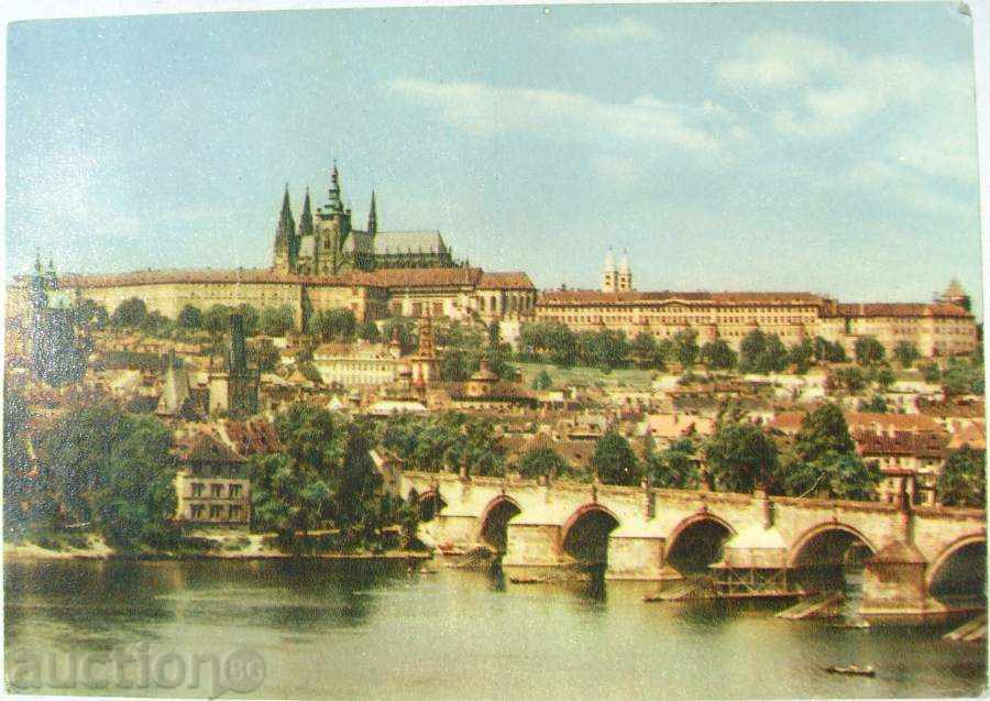 card - Prague / Czechoslovakia - 1962