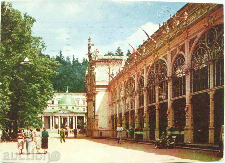 картичка - Marianske lazne / ЧССР - 1962 г.