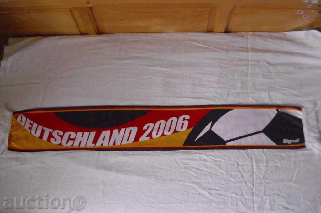 Football shawl Germany World Cup 2006 with price 10.00 BGN | € 5.11 Football shawl Germany World Cup 2006 with price 10.00 BGN | € 5.11