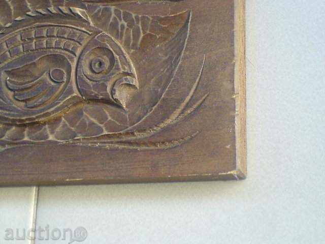 Delivery of Wooden panel - fish Delivery of Wooden panel - fish